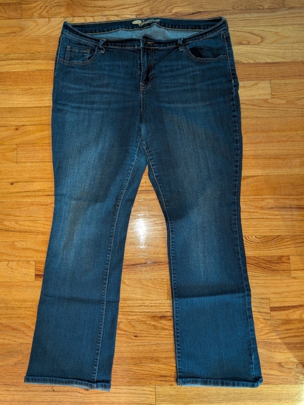 Old Navy Bootcut Dark Blue Denim Jeans Women's Size 18